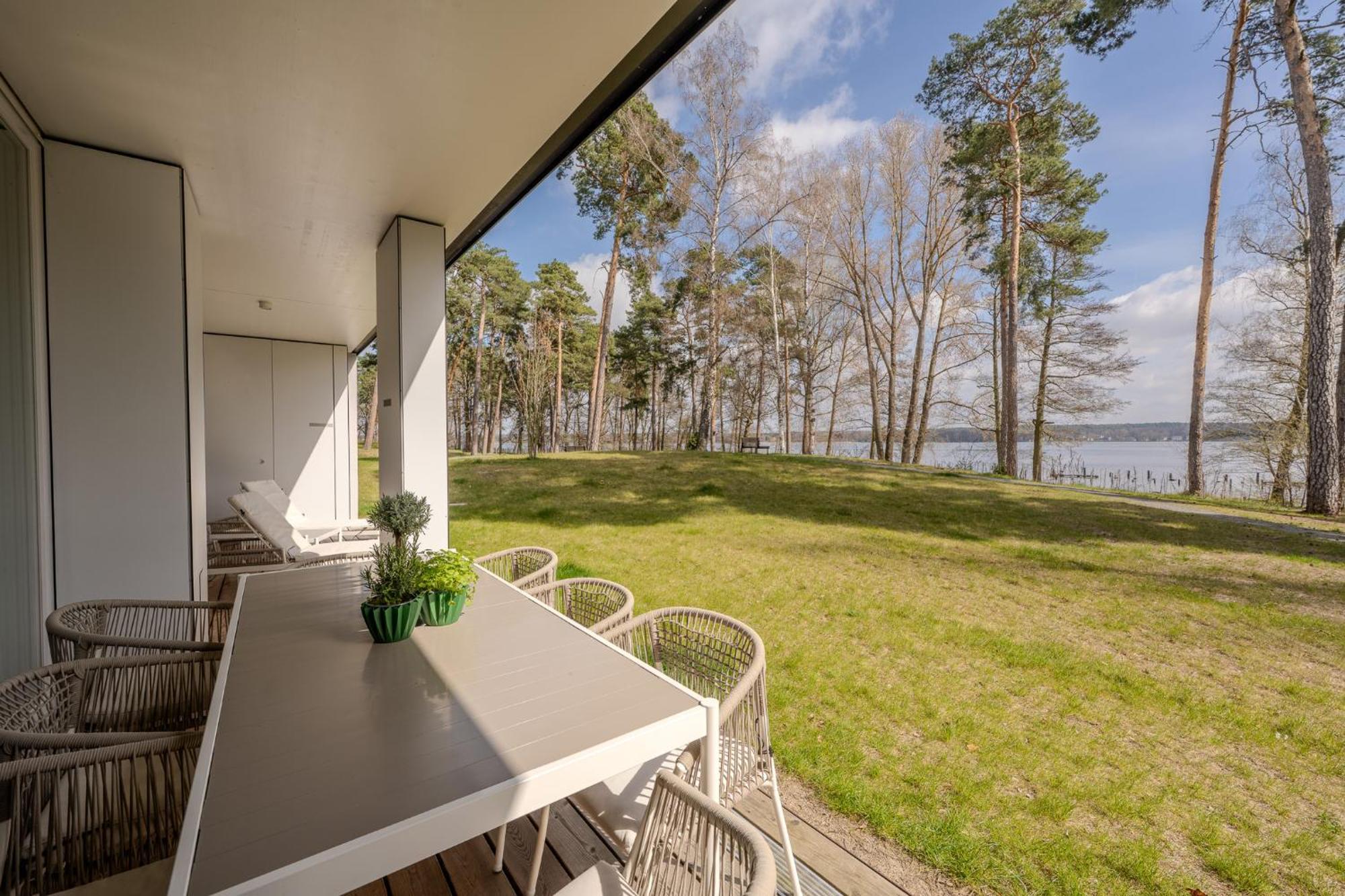 Marina Maisonette Seeblick Mit Pool Und Sauna Bad Saarow Extérieur photo